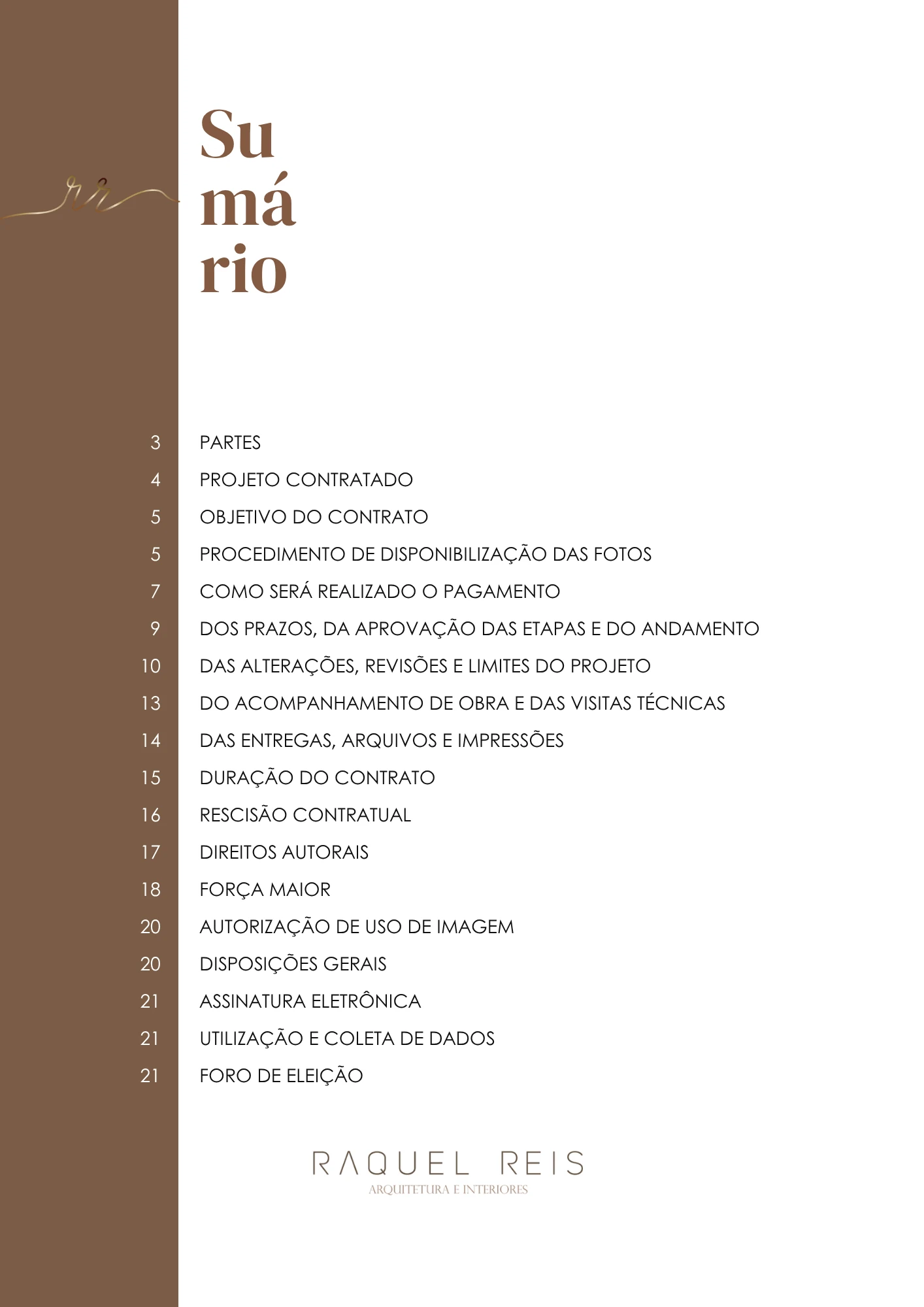 Exemplo de contrato personalizado para Arquitetura, página 2